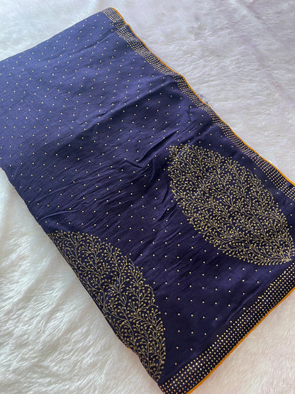 Tussar Work Fancy Saree