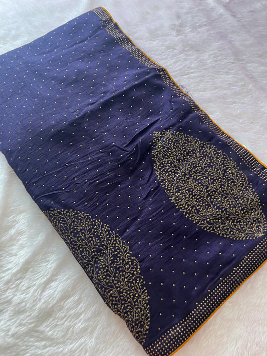 Tussar Work Fancy Saree