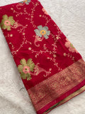 Banarasi Fancy Crape Saree -M19