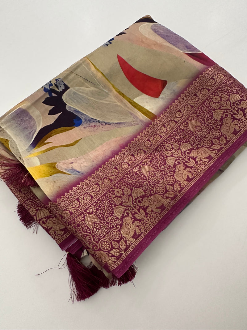 Printed Viscose Designer Concept- JU28