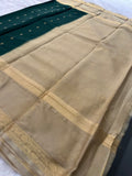 Semi Mysore Crape Silk saree-JU19
