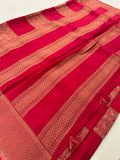 Viscose Chinnon Soft Silk & Self Matching Blouse Piece🌹 - AU10
