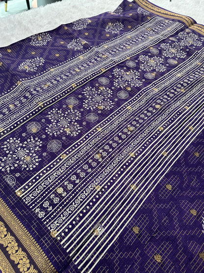 Tussar Chiffon-J6