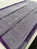Tussar silver butties -AU3