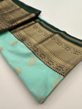 New Semi Soft silk Sarees From Kanchi in beatiful Borders -JU20