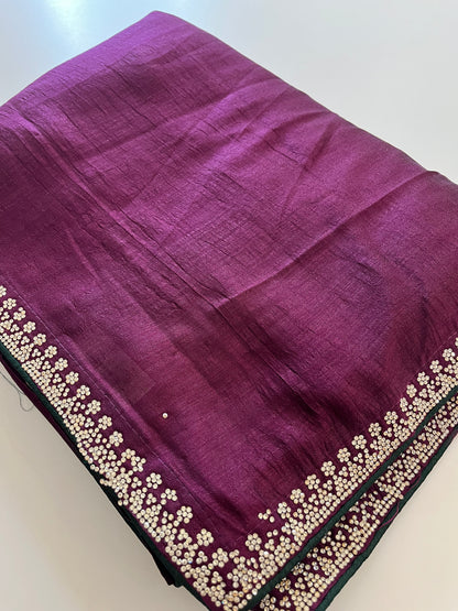 Stone work Fancy Saree