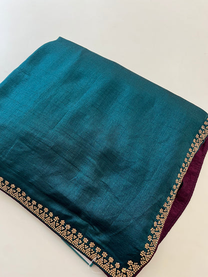 Stone work fancy saree