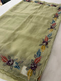 Organza Work Fancy Appliqué Work-M24