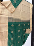 Semi Kanchi Silk Saree-JU31