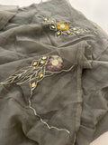 Organza Appliqué Work saree -M27