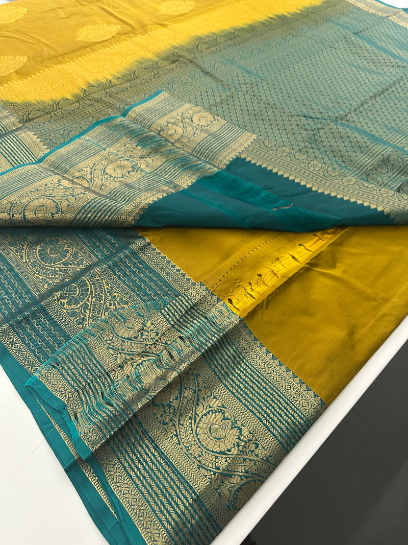 Semi Kanchi Silk Saree-JU16