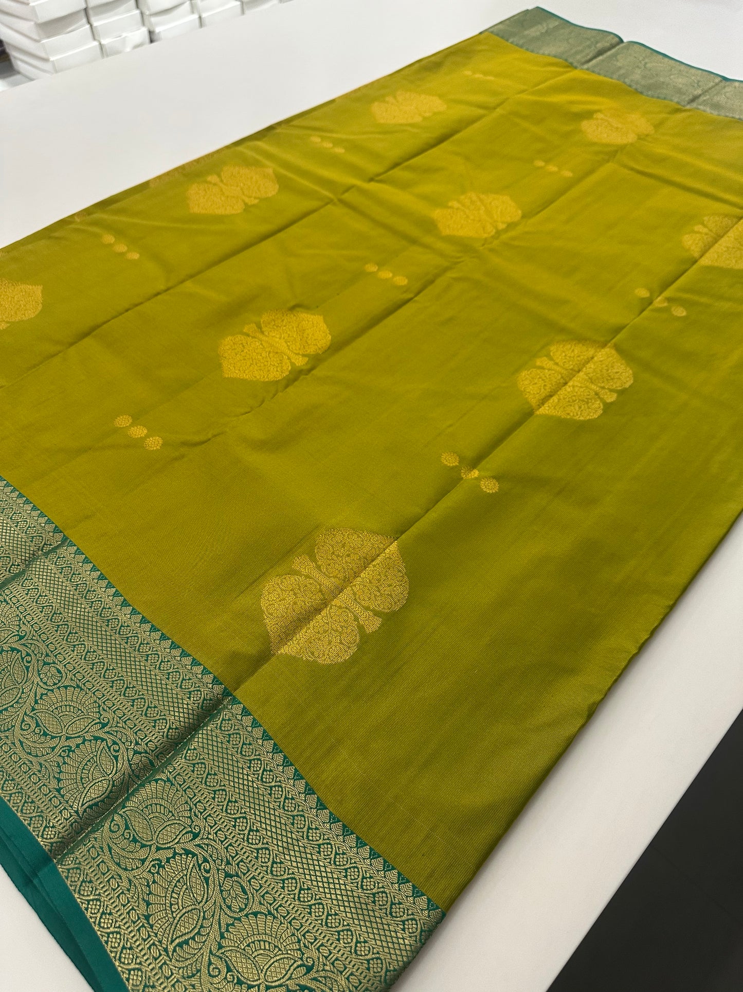 Semi Kanchi Silk Saree-JU16