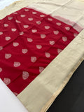 New Semi Soft silk Sarees From Kanchi in beatiful Borders -JU20