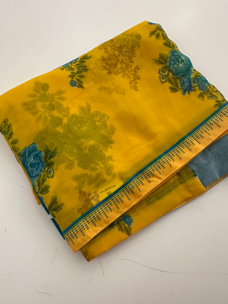 Premium floral printed Chiffons -AU4