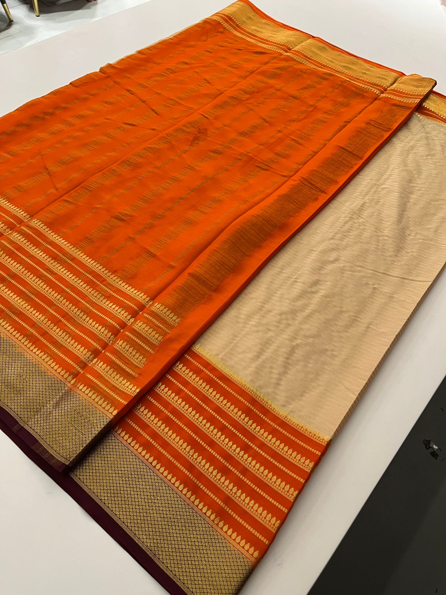 412 SEMI MYSORE SILK SAREE✨✨