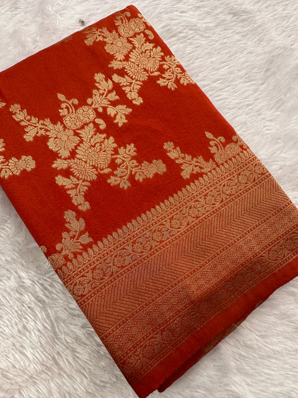 Banarsi Crape Silk-JU8