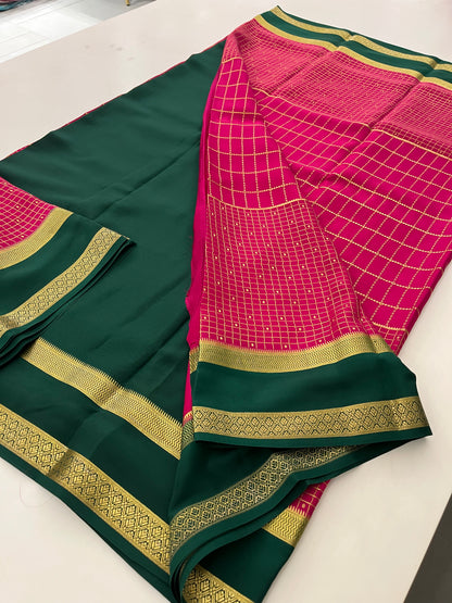 Pure Crepe Mysore Silk120 GSM