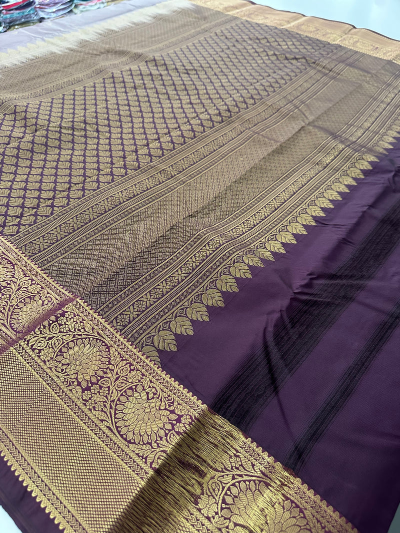 Semi Kanchi Silk Saree-J27