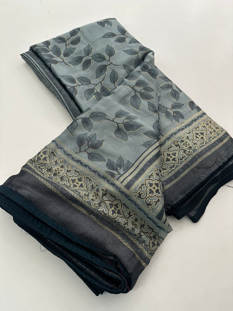 Brosso Fancy Leaf Printed-J18