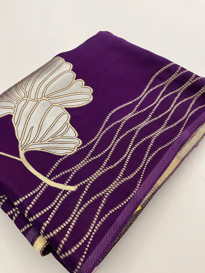 Chinnon Silk Premium Lily Green x Red-1121