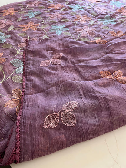 Soft organza Fancy saree