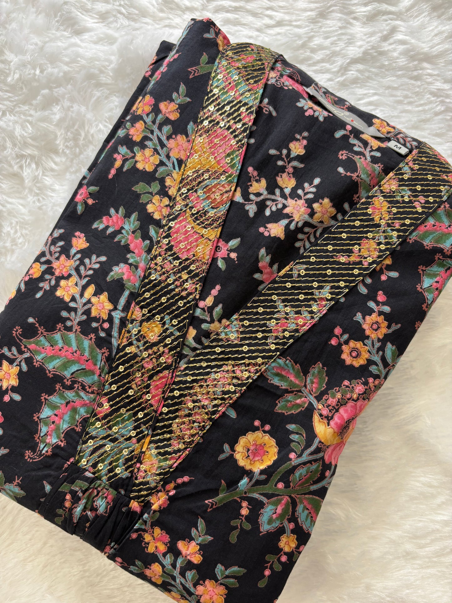 Floral Anarkali Kurti With Plaazo