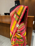 Premium daily wear printed chiffon sarees 🌹 JU26
