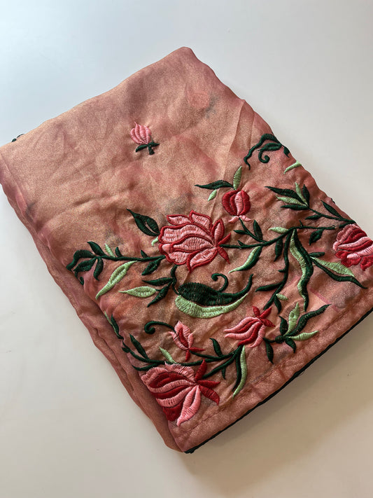 Designer Simmer Fancy Saree