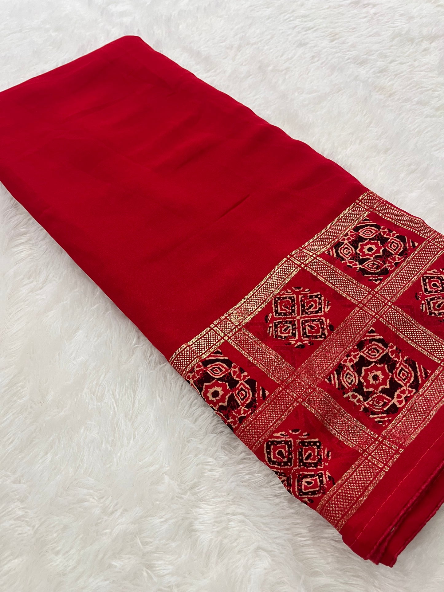 Bandhini Crape Chiffon