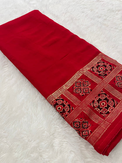 Bandhini Crape Chiffon