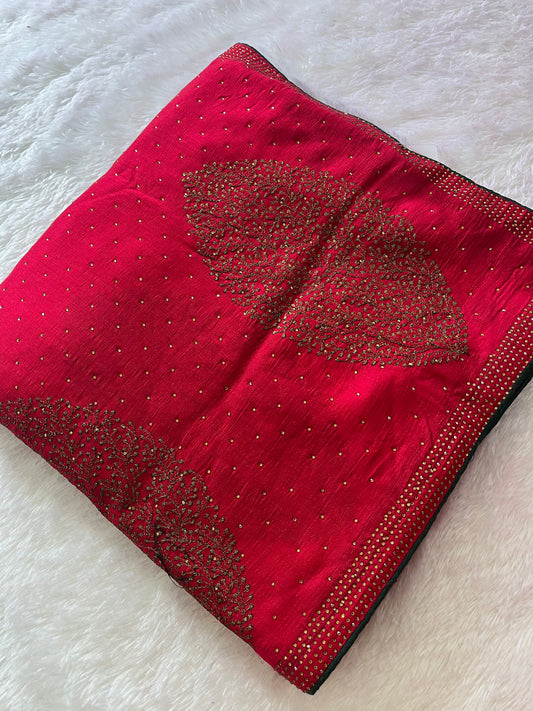 Tussar Work Fancy Saree