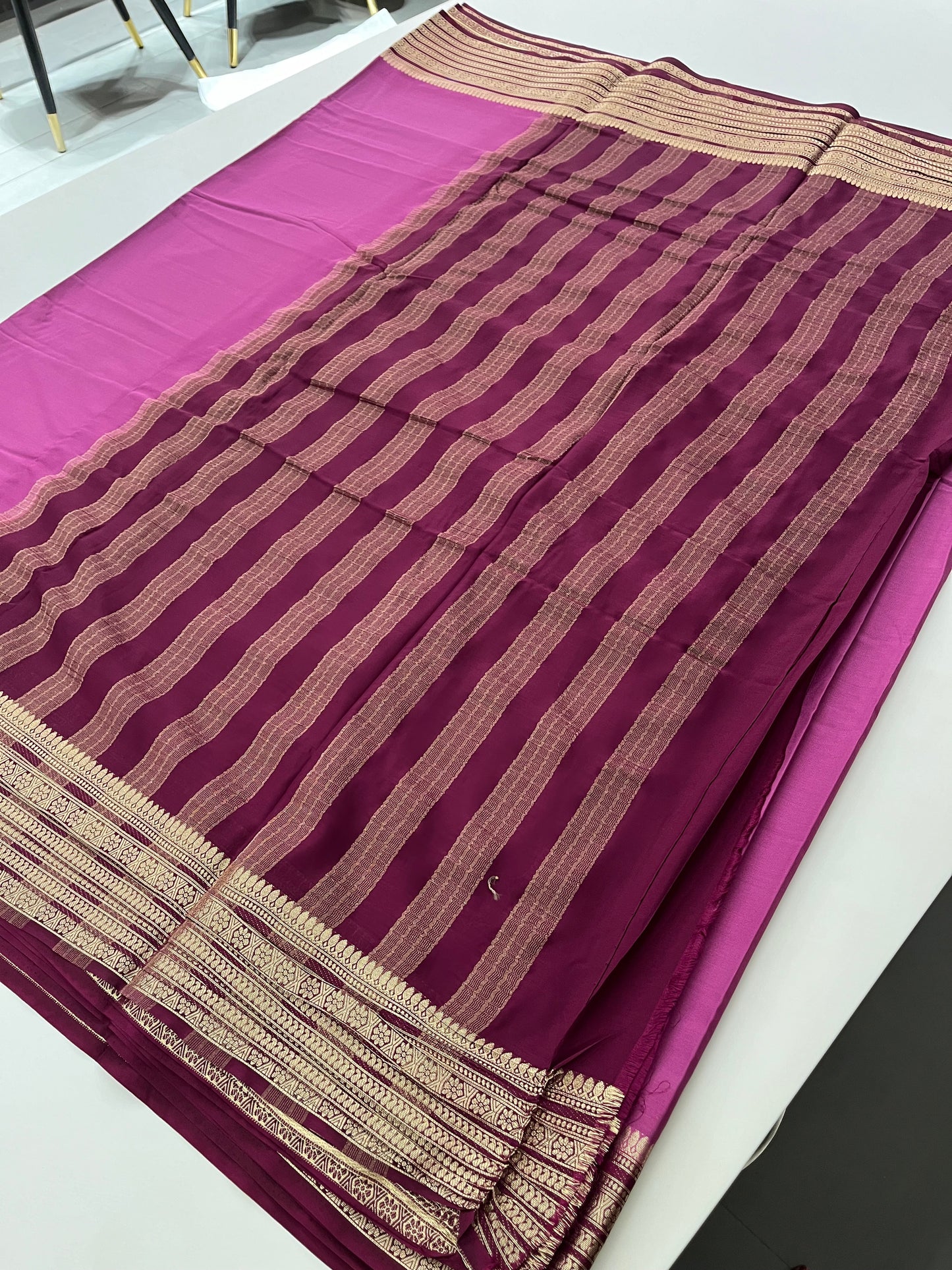 89 PREMIUM SEMI CRAPE MYSORE SILK SAREES