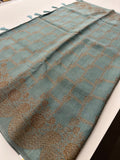 Jute Tussar Designer Sarees beautiful colour combinations🌹-AU9