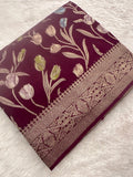 Tulips Linen Premium Saree-M13