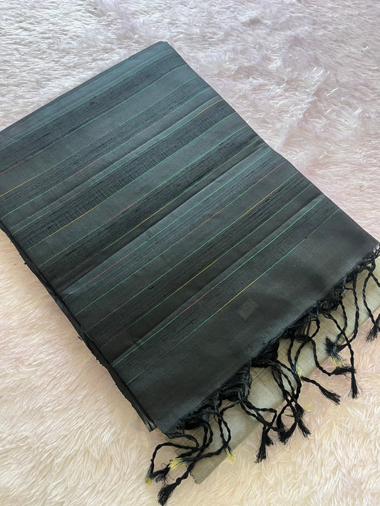 Jute Kanchi Silk Saree