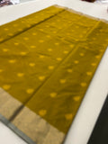 New collection in Kanchi Semi Silk sarees for Varmahalaxmi with contrast matching blouse piece-JU30