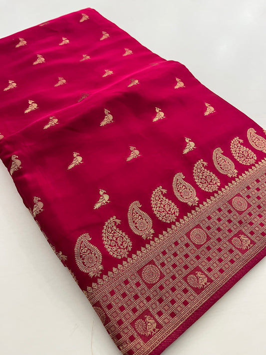 Pure Banarsi Satin Silk