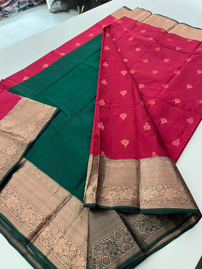 Pure Mix  Silk Saree