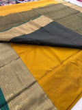 Kanchi Semi Silk Sarees in beautiful color combinations🌹- AU12