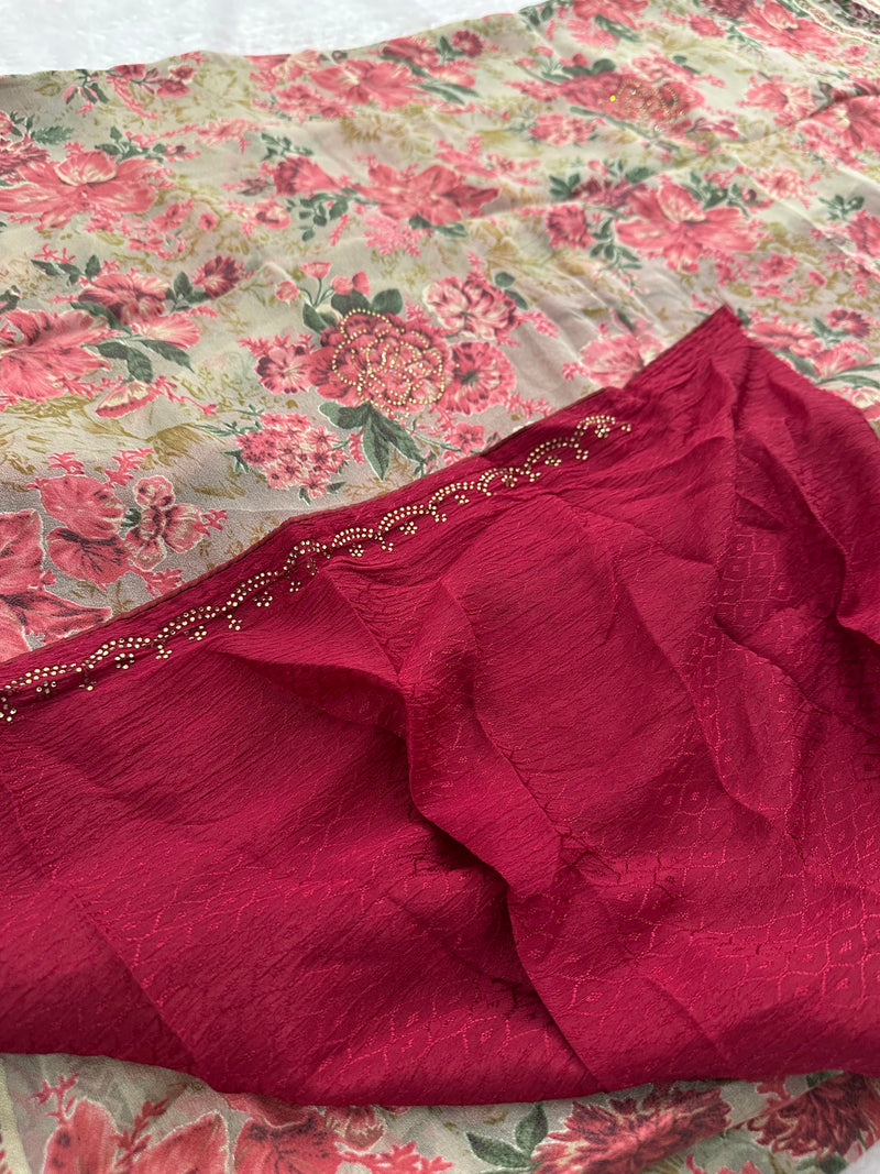 Brosso Fancy Saree New-JU10