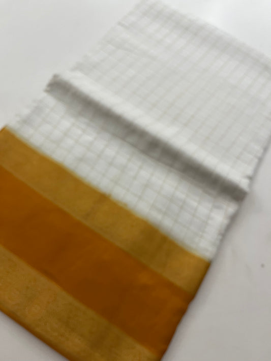 Dupion silk saree