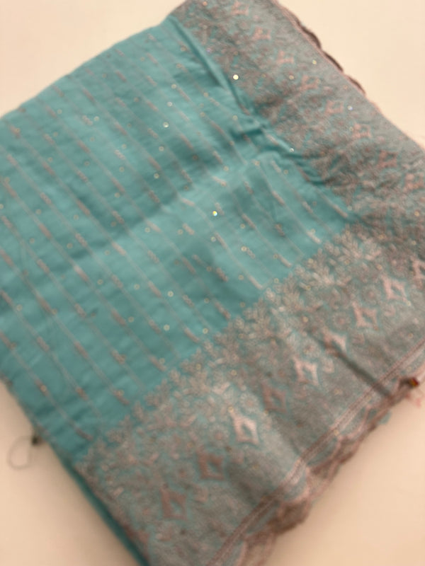Soft Organza Fancy Saree-J24