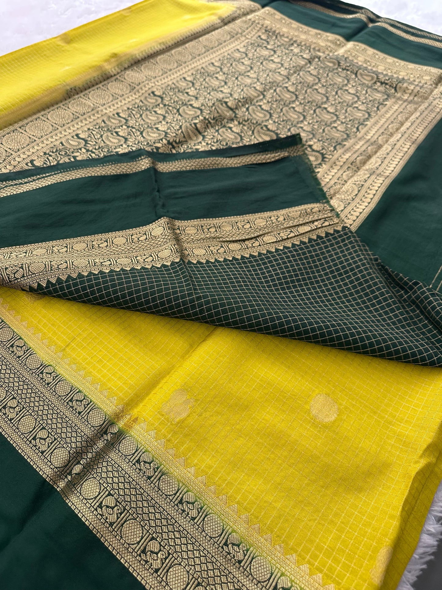 Premium Checks Crape-M13