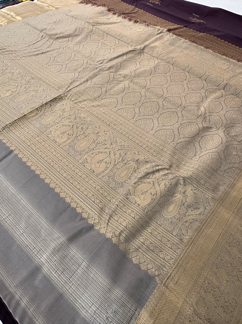 Semi Kanchi Silk Saree