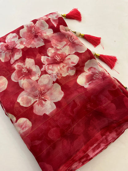 Floral chiffon