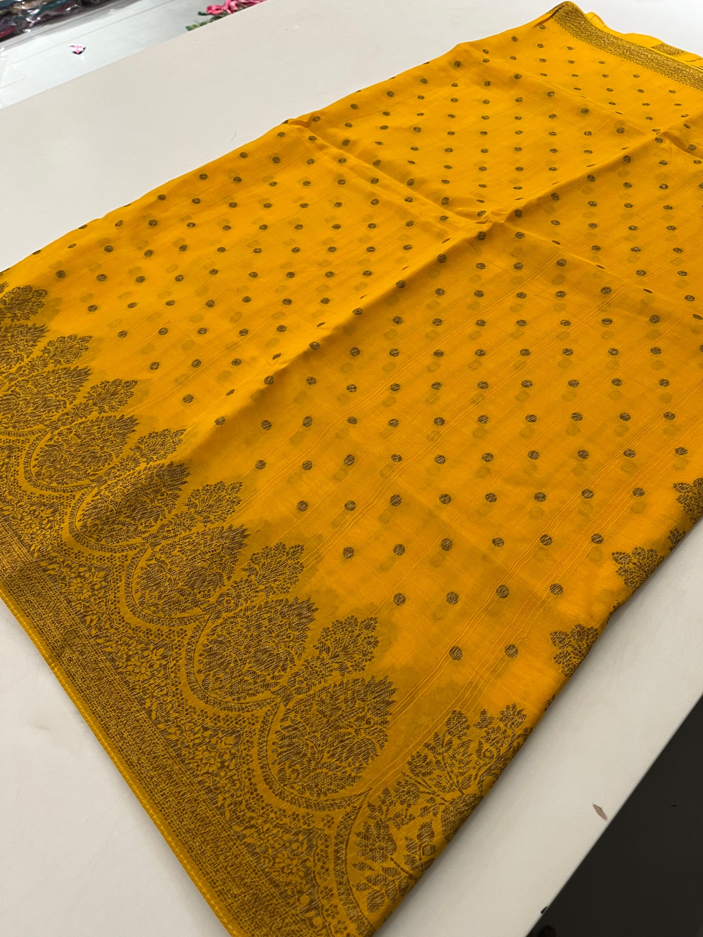 Designer jute silk