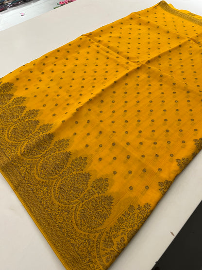 Designer jute silk