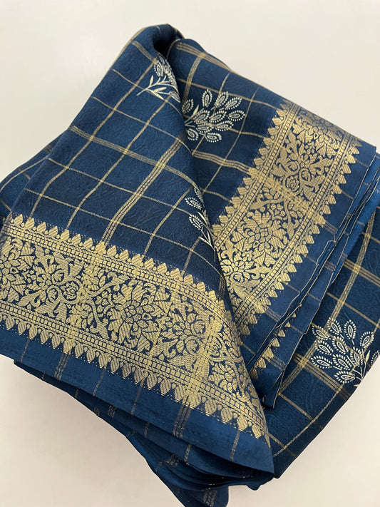 Ju4 Tussar Chiffon
