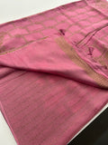 Jute Tussar Designer Sarees beautiful colour combinations🌹-AU9