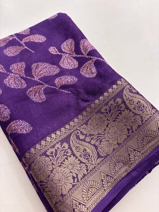 Printed chiffon